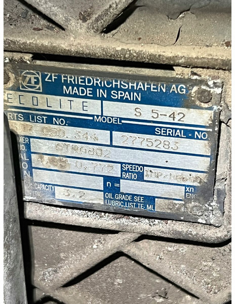 DAF Ecolite S 5-42 - Caixa de câmbio: foto 5 DAF Ecolite S 5-42 - Caixa de câmbio: foto 5