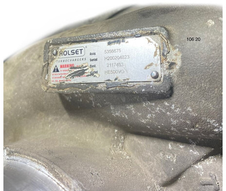 Turbocompressor DAF HE500VG: foto 6