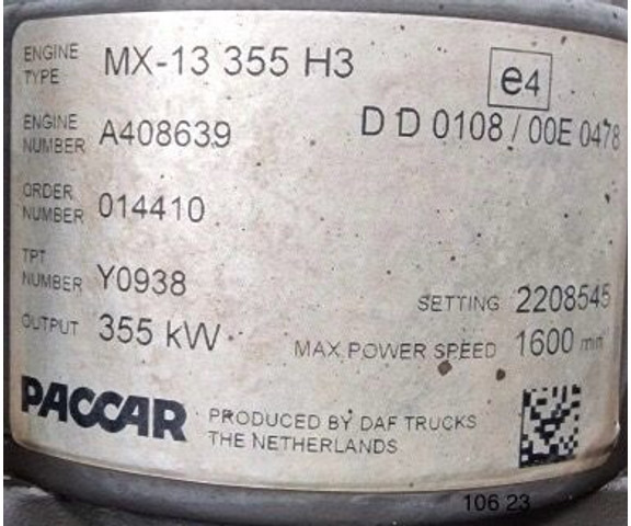 DAF - Motor: foto 5 DAF - Motor: foto 5