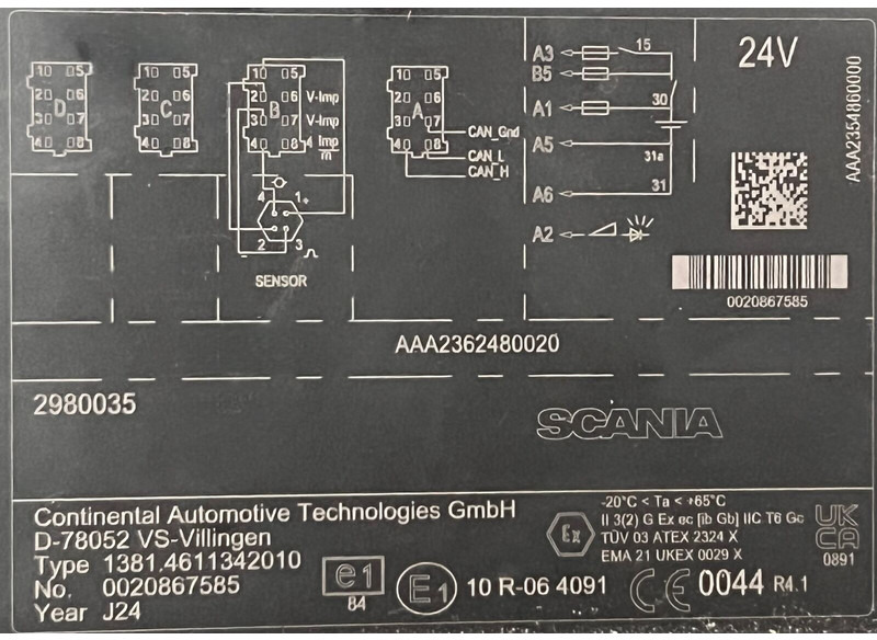 Scania Smart Version 2 ( G2V2) - Peça de reposição: foto 3 Scania Smart Version 2 ( G2V2) - Peça de reposição: foto 3