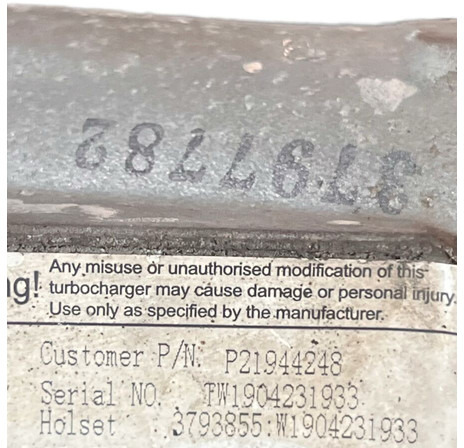 Renault - Turbocompressor: foto 4 Renault - Turbocompressor: foto 4