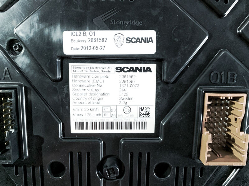 Scania 124 - Painel de instrumentos: foto 2 Scania 124 - Painel de instrumentos: foto 2