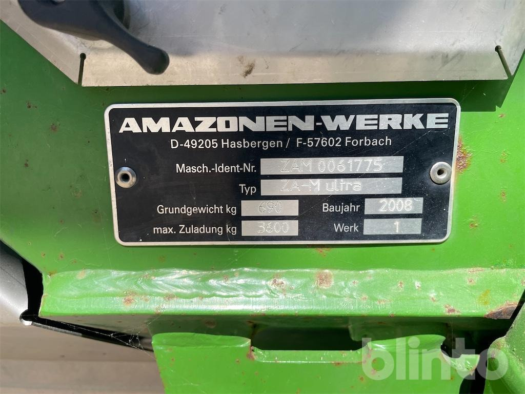 Amazone ZA-M Ultra 3.000 - Distribuidor de fertilizantes: foto 5 Amazone ZA-M Ultra 3.000 - Distribuidor de fertilizantes: foto 5
