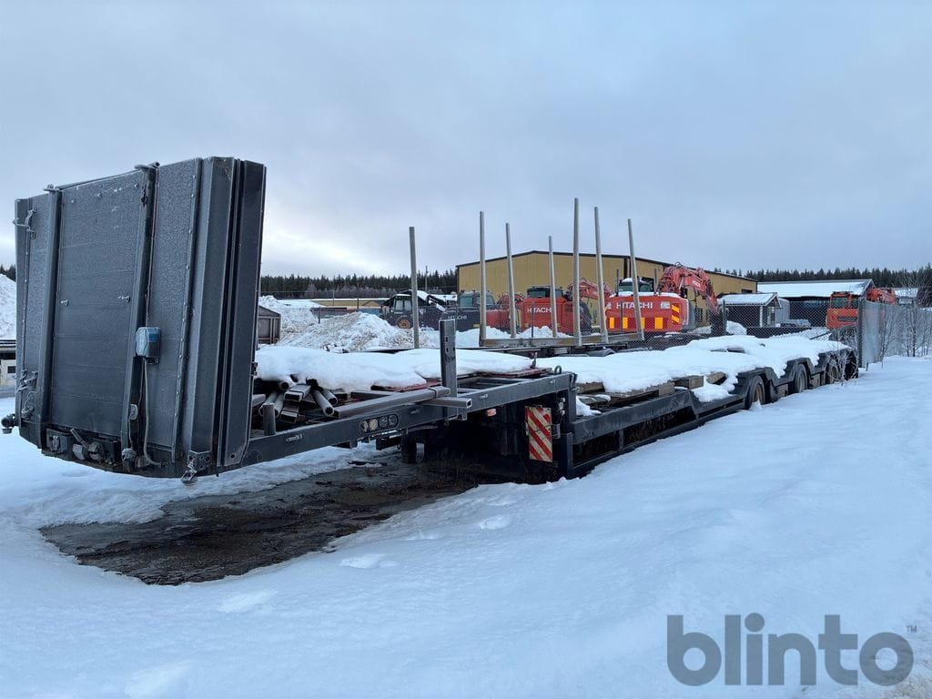 GOLDHOFER STZ-L 4-44/80 - Semi-reboque plataforma/ Caixa aberta: foto 1 GOLDHOFER STZ-L 4-44/80 - Semi-reboque plataforma/ Caixa aberta: foto 1