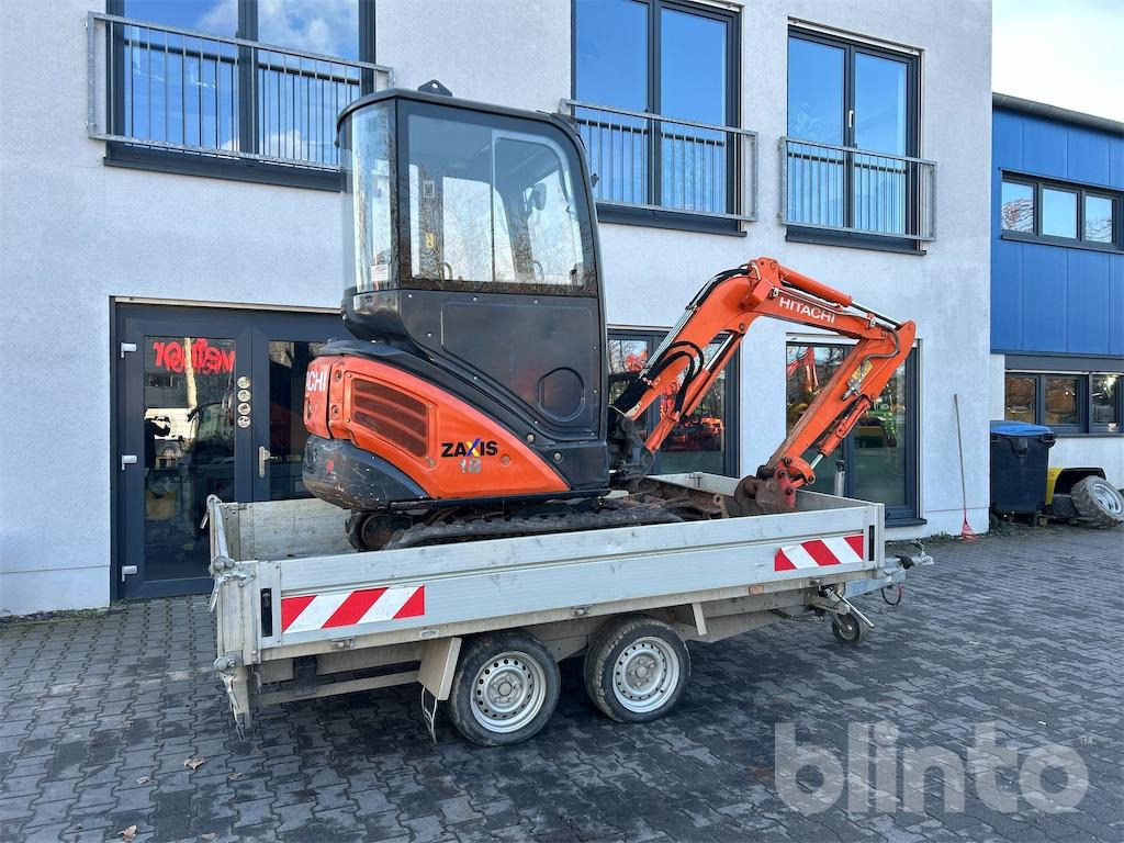 Hitachi Zaxis 18 CLR - Meyer Fahrzeugbau - Dreiseitenkipper 3,5 t - Mini escavadeira: foto 3 Hitachi Zaxis 18 CLR - Meyer Fahrzeugbau - Dreiseitenkipper 3,5 t - Mini escavadeira: foto 3