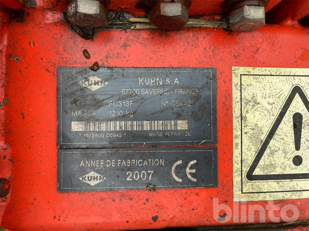 Kuhn FC 313 F (2007) - Gadanheira: foto 5 Kuhn FC 313 F (2007) - Gadanheira: foto 5
