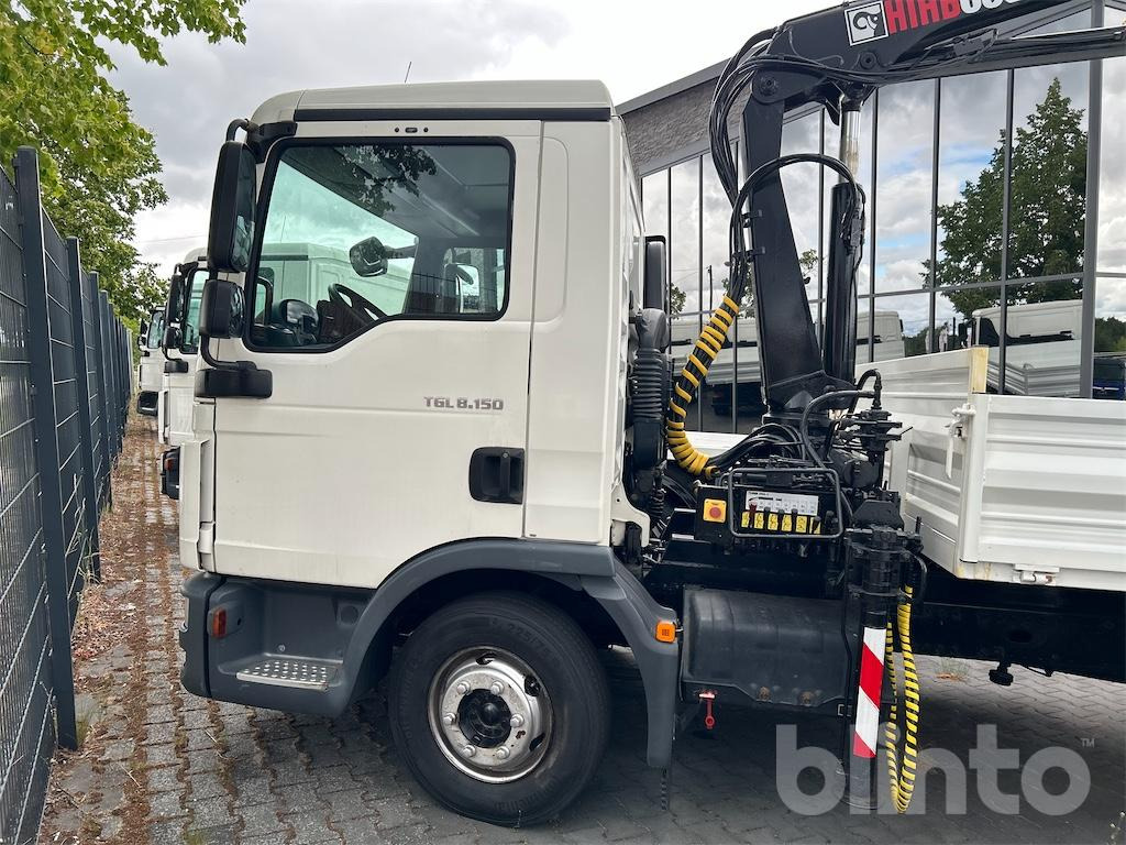 MAN TGL 8.150, Dreiseitenkipper mit Hiab Kran 060.3 (2016) - Caminhão basculante, Caminhão grua: foto 2 MAN TGL 8.150, Dreiseitenkipper mit Hiab Kran 060.3 (2016) - Caminhão basculante, Caminhão grua: foto 2