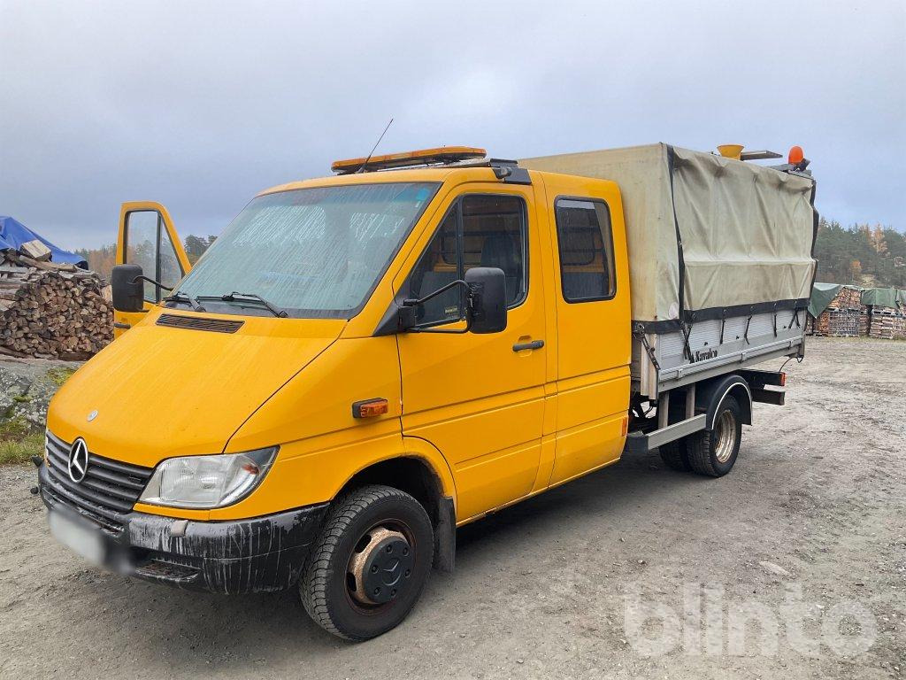 MERCEDES-BENZ 413 CDI - Furgão de toldo, Carrinha cabine dupla: foto 1 MERCEDES-BENZ 413 CDI - Furgão de toldo, Carrinha cabine dupla: foto 1