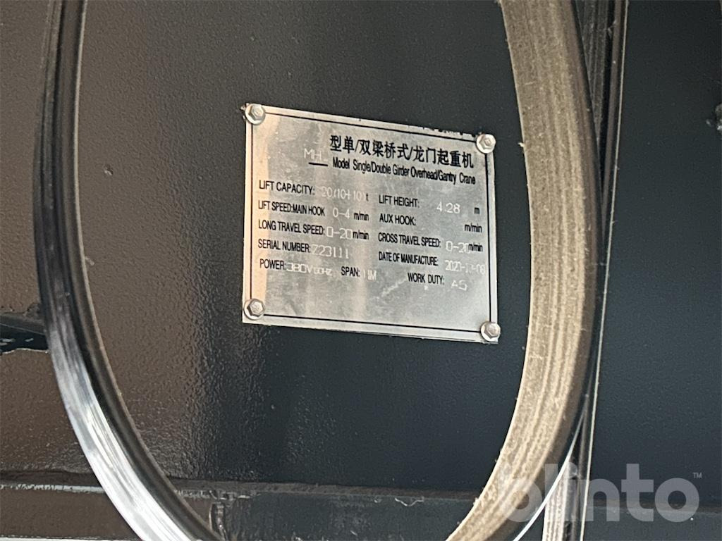 Guindaste de pórtico Tavol Cranes MH-10T (2023): foto 23