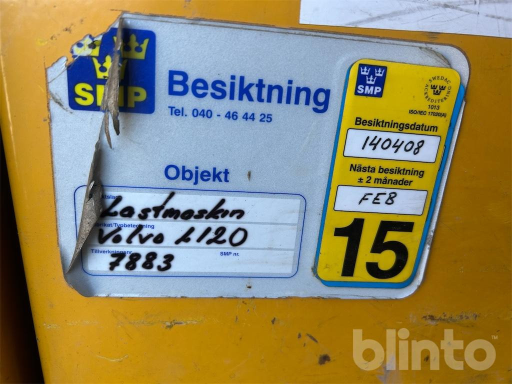 Carregadeira de rodas Volvo L120: foto 48