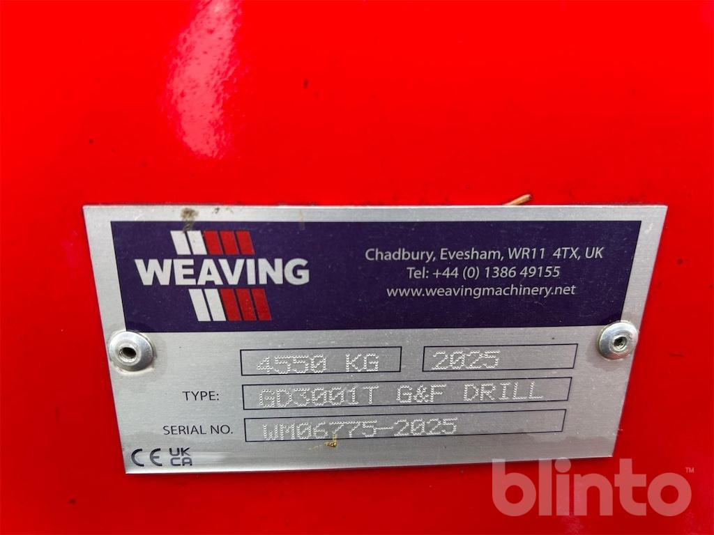 Weaving GD 3001T (2025) - Semeadora de precisão: foto 5 Weaving GD 3001T (2025) - Semeadora de precisão: foto 5