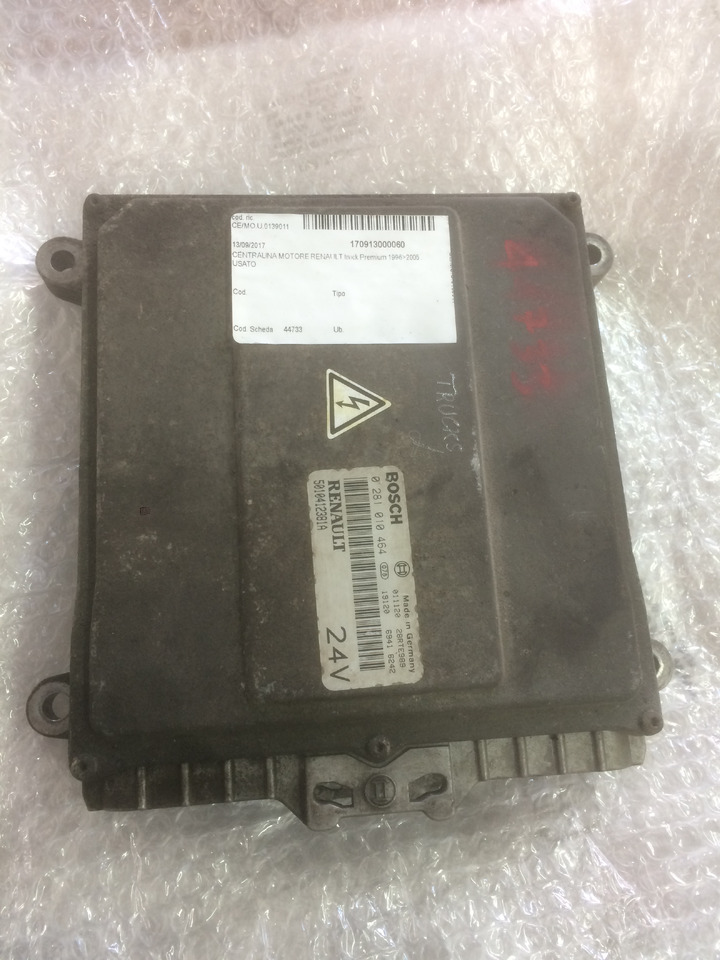 Centralina electrónica CENTRALINA MOTORE EDC - RENAULT PREMIUM - RIF. RENAULT 5010412381A - RIF. BOSCH 0281010464: foto 1