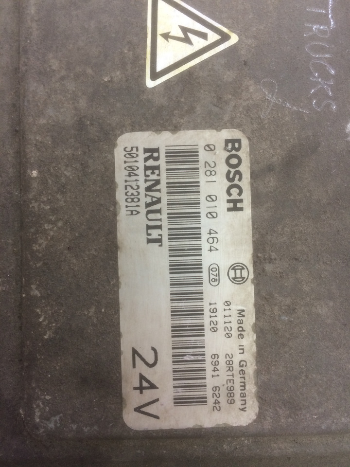 CENTRALINA MOTORE EDC - RENAULT PREMIUM - RIF. RENAULT 5010412381A - RIF. BOSCH 0281010464 - Centralina electrónica: foto 2 CENTRALINA MOTORE EDC - RENAULT PREMIUM - RIF. RENAULT 5010412381A - RIF. BOSCH 0281010464 - Centralina electrónica: foto 2