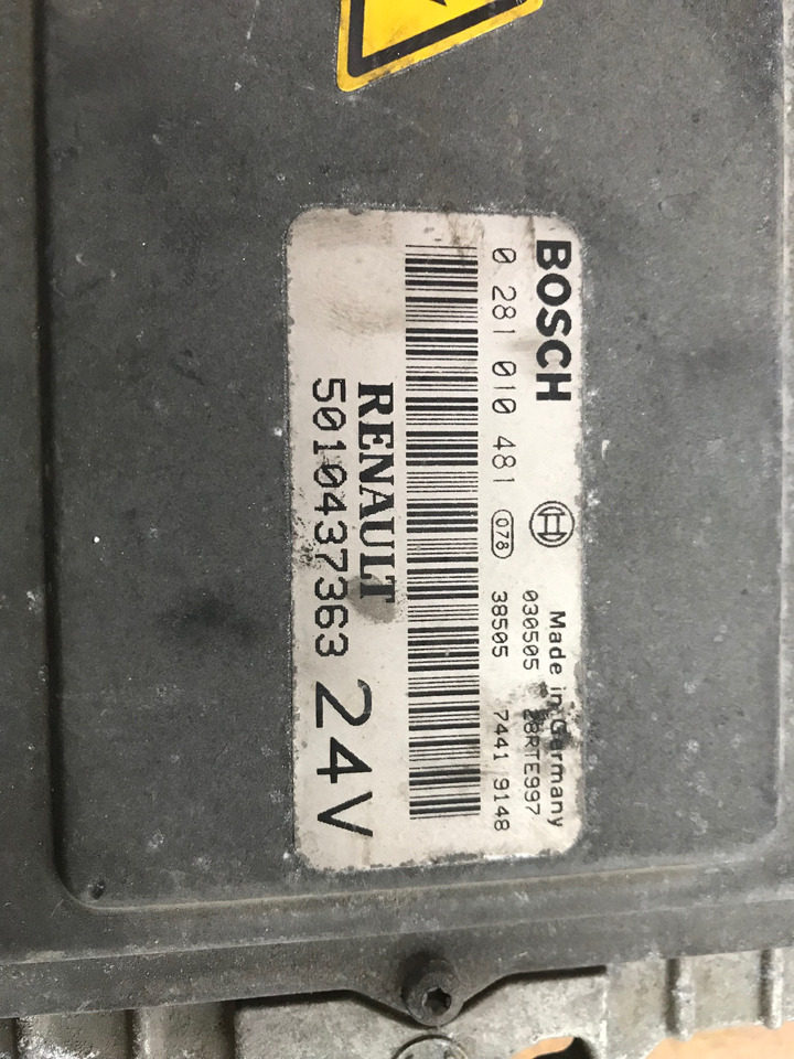 CENTRALINA MOTORE EDC - RIF. RENAULT 5010437363 - RIF. BOSCH 0281010481 - Centralina electrónica: foto 2 CENTRALINA MOTORE EDC - RIF. RENAULT 5010437363 - RIF. BOSCH 0281010481 - Centralina electrónica: foto 2