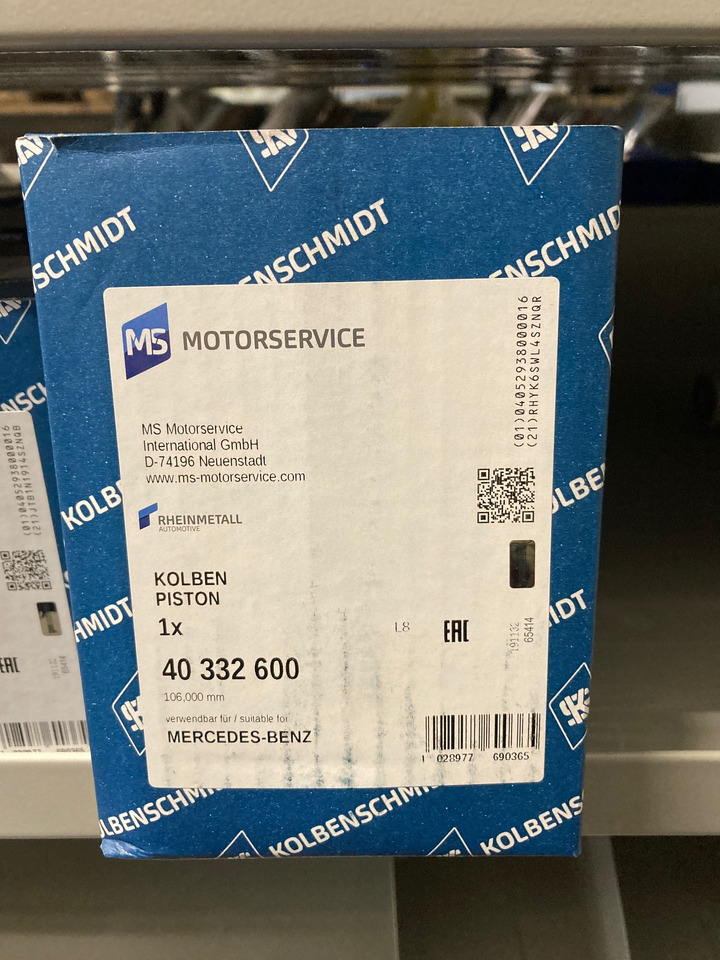 PISTONE KS 40332600 - Piston/ Anel/ Buch: foto 1 PISTONE KS 40332600 - Piston/ Anel/ Buch: foto 1