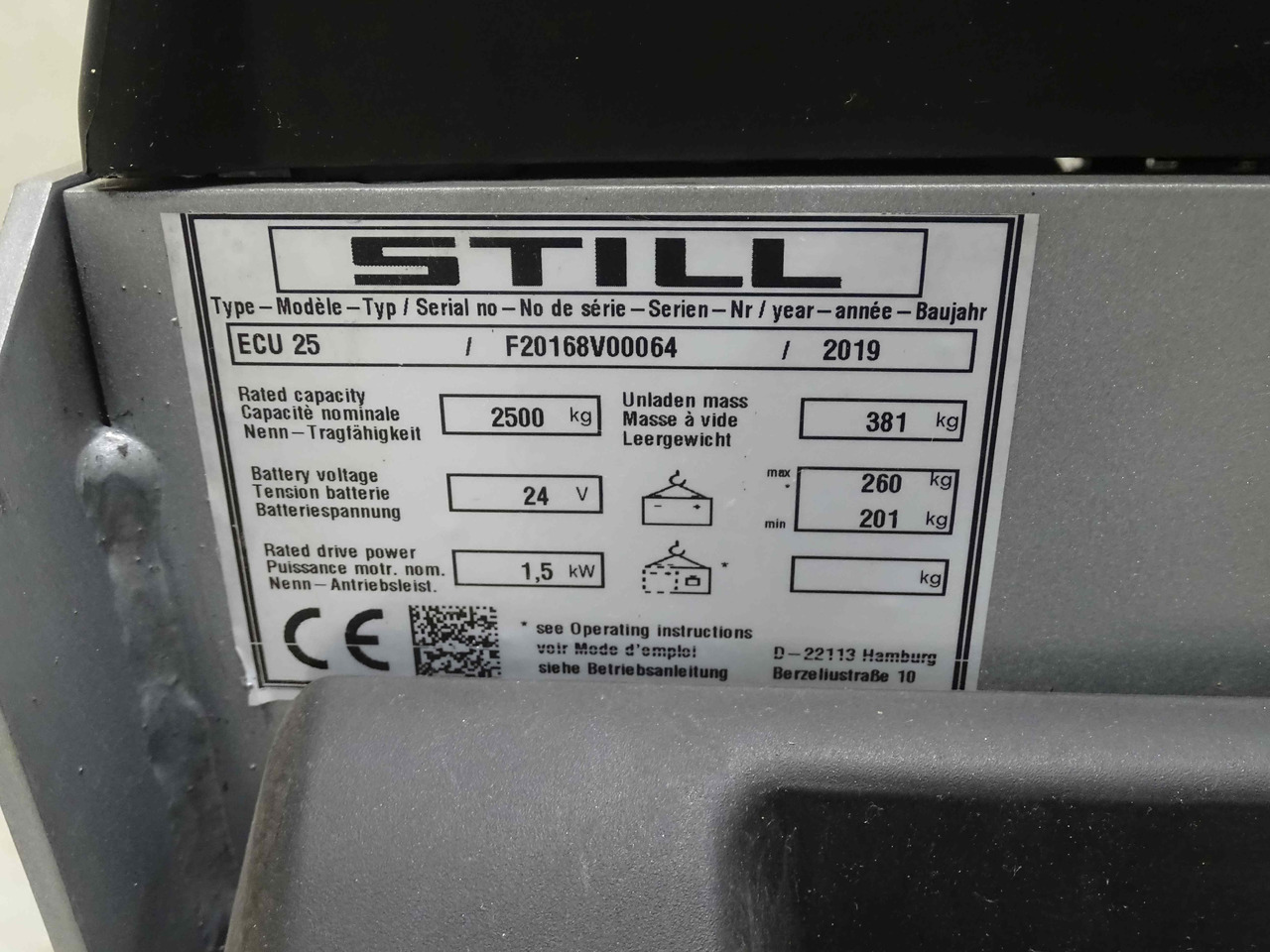 Still ECU25/1800MM - Porta-palete: foto 5 Still ECU25/1800MM - Porta-palete: foto 5