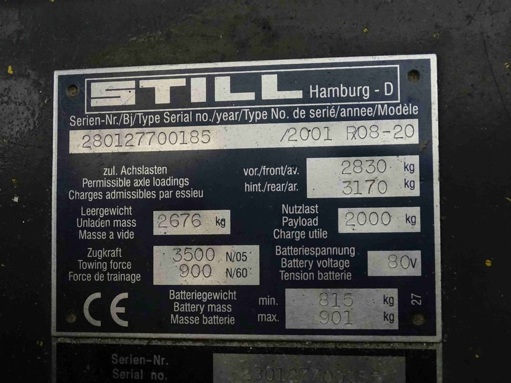 Still R08-20 - Trator elétrics: foto 5 Still R08-20 - Trator elétrics: foto 5