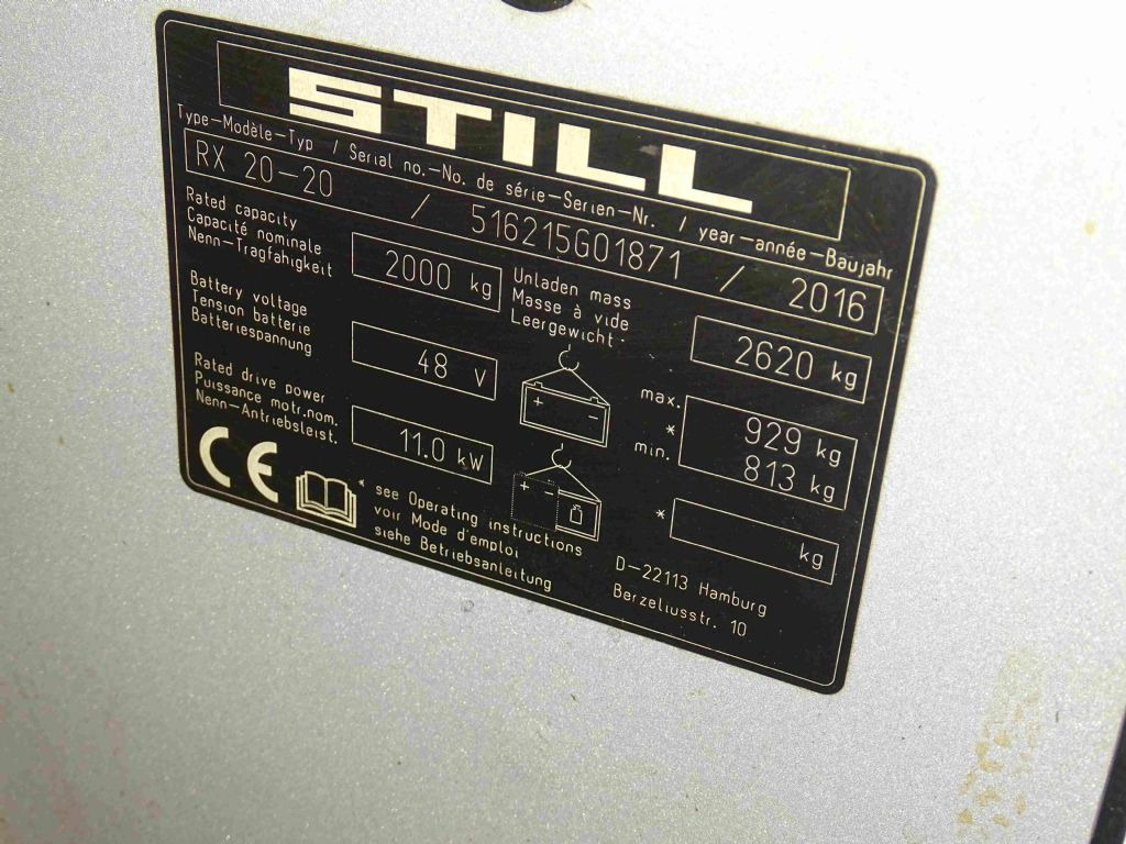 Empilhadeira elétrica Still RX20-20: foto 6