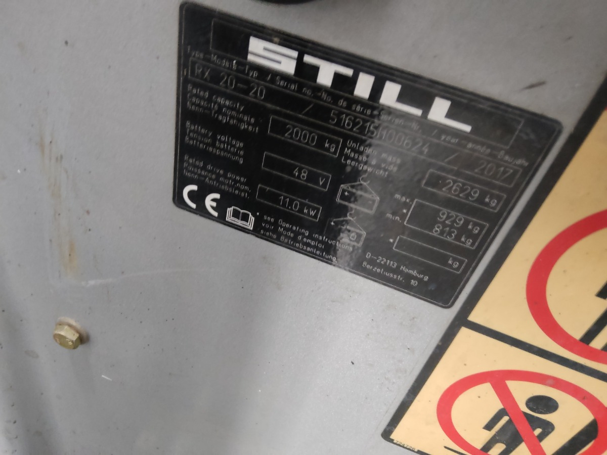 Still RX20-20 - Empilhadeira elétrica: foto 5 Still RX20-20 - Empilhadeira elétrica: foto 5