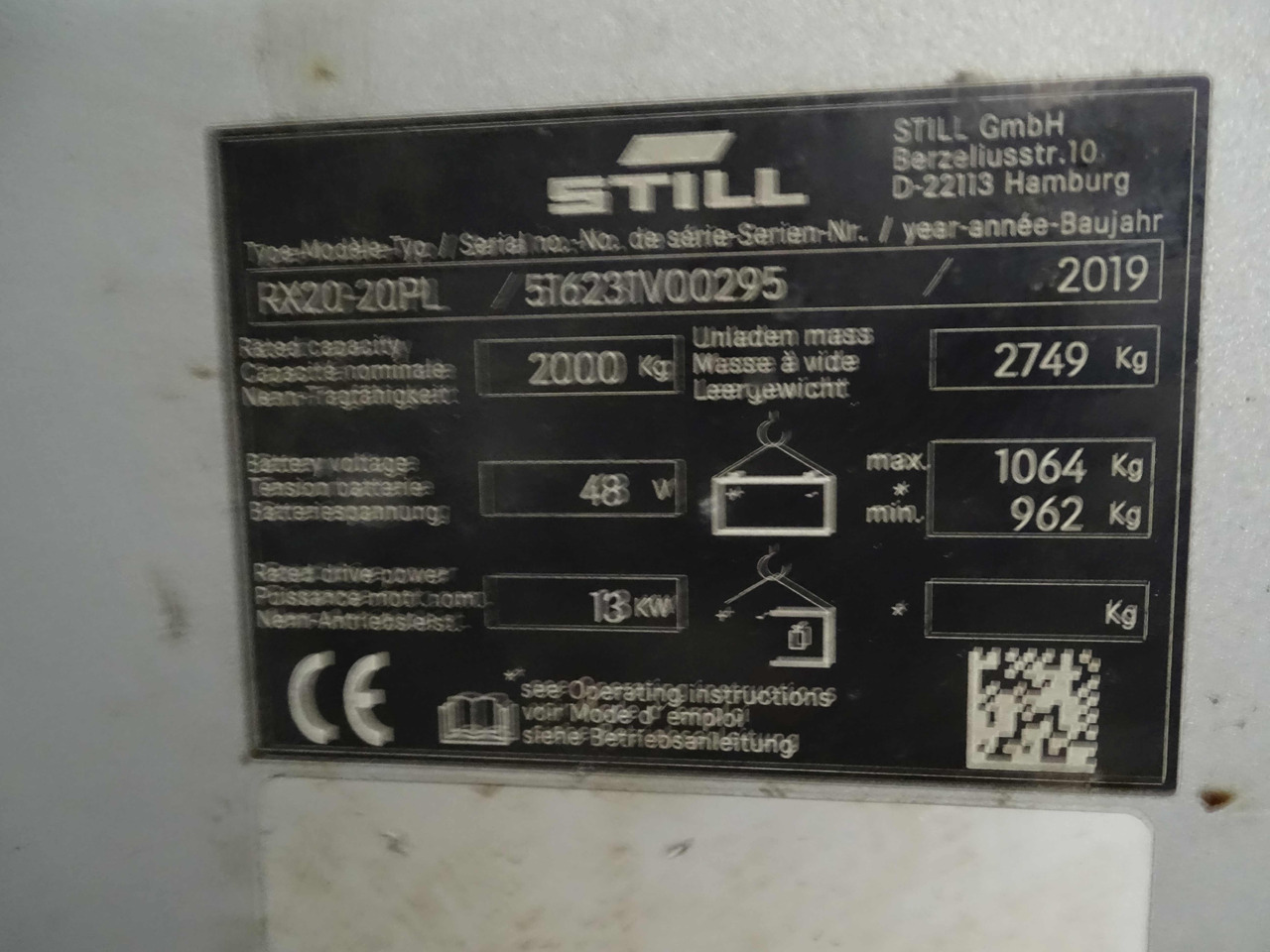 Still RX20-20PL - Empilhadeira elétrica: foto 5 Still RX20-20PL - Empilhadeira elétrica: foto 5