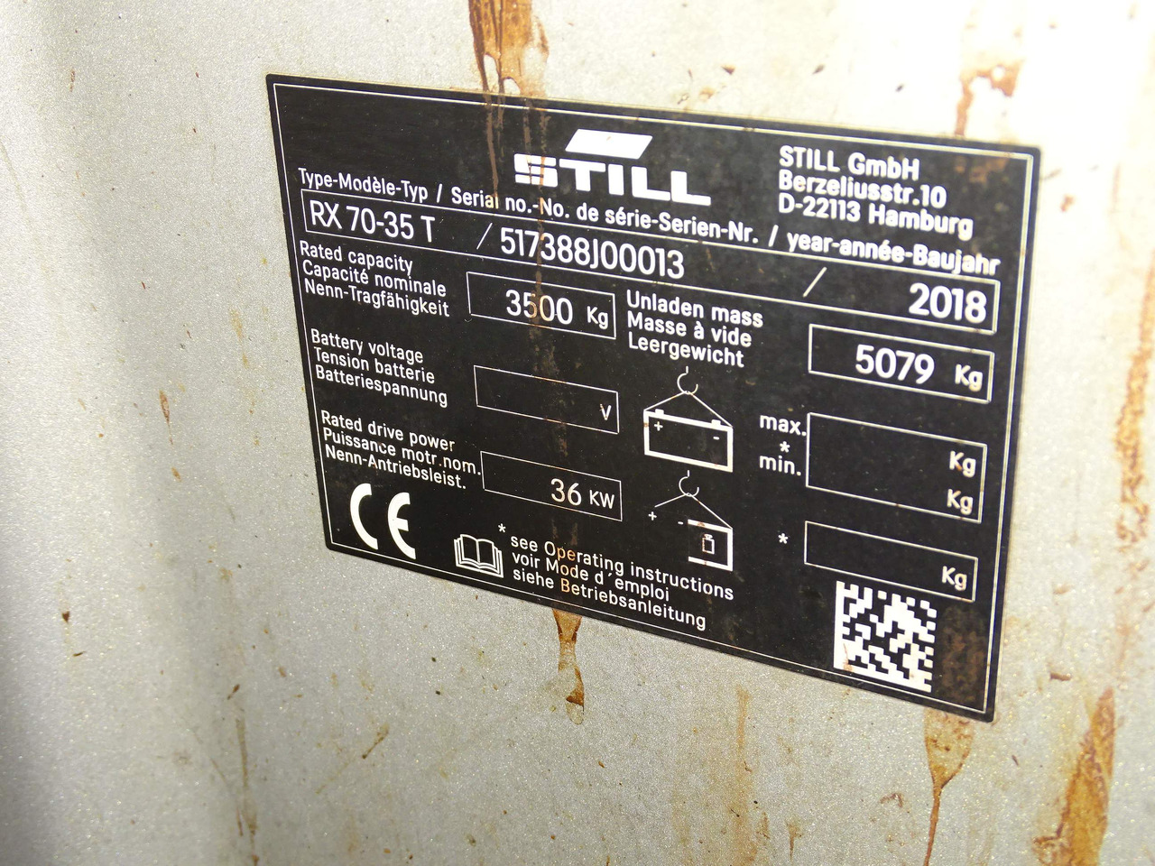 Still RX70-35T - Empilhadeira: foto 5 Still RX70-35T - Empilhadeira: foto 5