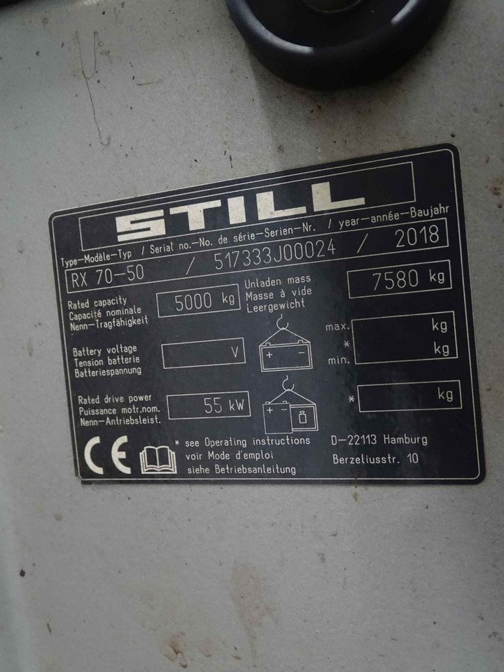 Still RX70-50 - Empilhadeira a diesel: foto 5 Still RX70-50 - Empilhadeira a diesel: foto 5