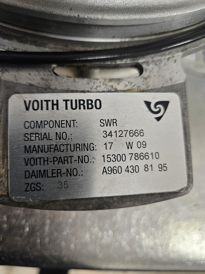 Mercedes Actros MP4 A9604308195 \15300 786610 Voith brake Retarder - Peças de freio de Guindaste: foto 2 Mercedes Actros MP4 A9604308195 \15300 786610 Voith brake Retarder - Peças de freio de Guindaste: foto 2