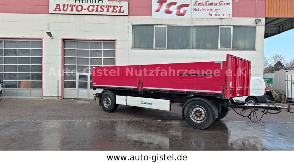 Krone AZ Baustoffpritsche*Luft*385/65 - Reboque plataforma/ Caixa aberta: foto 1 Krone AZ Baustoffpritsche*Luft*385/65 - Reboque plataforma/ Caixa aberta: foto 1
