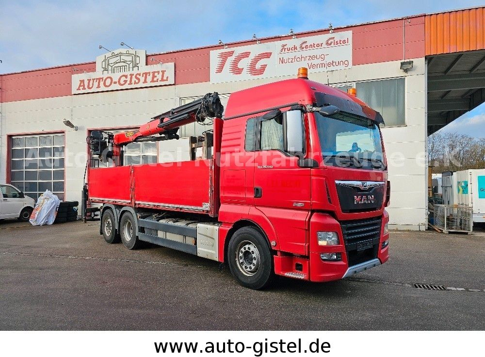 MAN MAN TGX 26.540 6x2LL Palfinger 20.501 L *Motor Neu - Camião de caixa aberta/ Plataforma, Caminhão grua: foto 1 MAN MAN TGX 26.540 6x2LL Palfinger 20.501 L *Motor Neu - Camião de caixa aberta/ Plataforma, Caminhão grua: foto 1