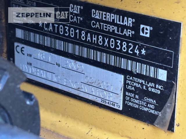 Cat 301.8-05A - Mini escavadeira: foto 2 Cat 301.8-05A - Mini escavadeira: foto 2