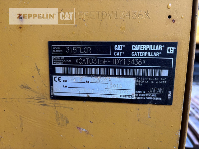 Cat 315FL - Escavadora de rastos: foto 2 Cat 315FL - Escavadora de rastos: foto 2