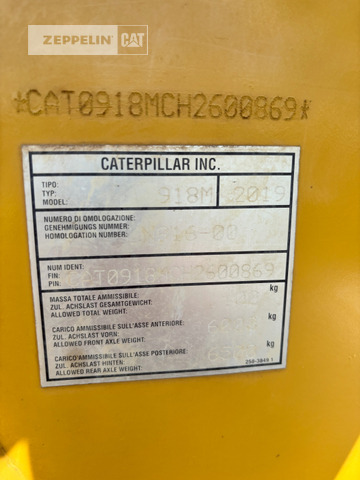Carregadeira de rodas Cat 918M: foto 18