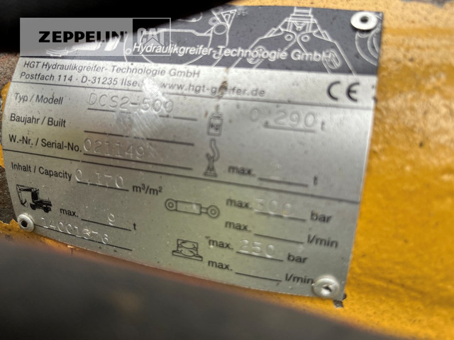 Hydraulik-Greifer-Technologie Greifer ZZ2-400 - Balde de maxilas: foto 4 Hydraulik-Greifer-Technologie Greifer ZZ2-400 - Balde de maxilas: foto 4