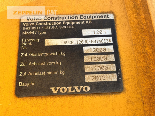 Volvo L120H - Carregadeira de rodas: foto 3 Volvo L120H - Carregadeira de rodas: foto 3