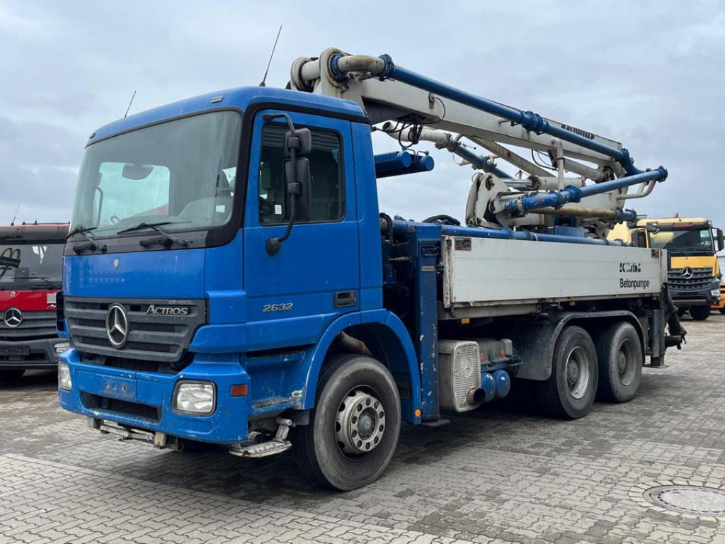 MERCEDES-BENZ Actros 2632 6x4 Betonpumpe Schwing 24m - Autobomba de betão: foto 1 MERCEDES-BENZ Actros 2632 6x4 Betonpumpe Schwing 24m - Autobomba de betão: foto 1