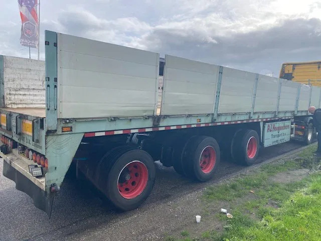 Floor stenenoplegger, 3 asser uitschuifbaar met stuuras en liftas - Semi-reboque plataforma/ Caixa aberta: foto 4 Floor stenenoplegger, 3 asser uitschuifbaar met stuuras en liftas - Semi-reboque plataforma/ Caixa aberta: foto 4