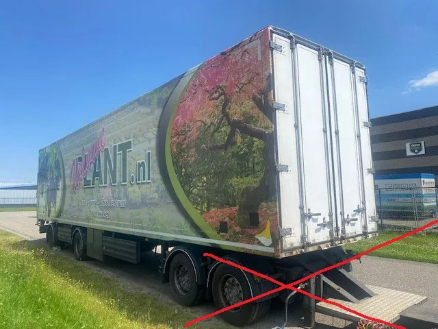 Vogelzang mega bloemenplanten oplegger gestuurd, doorlading en achterdeuren en laadklep , 280 hoog inw - Semireboque furgão: foto 2 Vogelzang mega bloemenplanten oplegger gestuurd, doorlading en achterdeuren en laadklep , 280 hoog inw - Semireboque furgão: foto 2