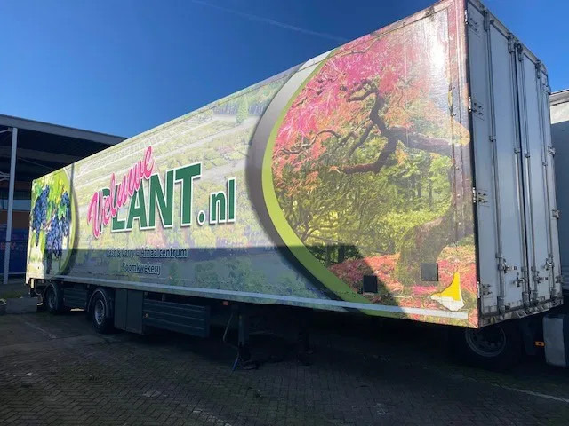 Vogelzang mega bloemenplanten oplegger gestuurd, doorlading en achterdeuren en laadklep , 280 hoog inw - Semireboque furgão: foto 3 Vogelzang mega bloemenplanten oplegger gestuurd, doorlading en achterdeuren en laadklep , 280 hoog inw - Semireboque furgão: foto 3