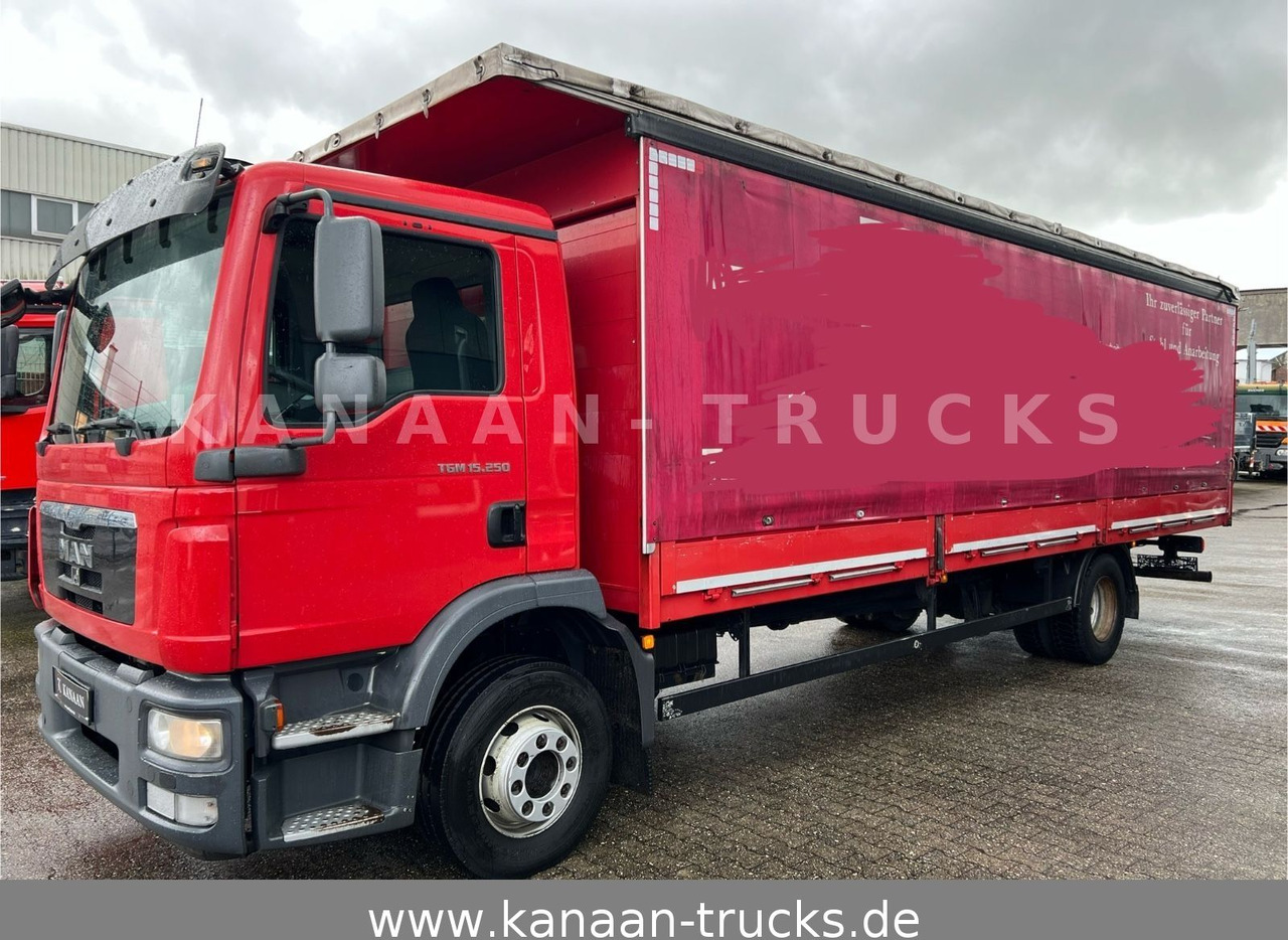 MAN TGM 15.250 Spezial Aufbau Langmaterial 7,5m - Caminhão com lona: foto 2 MAN TGM 15.250 Spezial Aufbau Langmaterial 7,5m - Caminhão com lona: foto 2