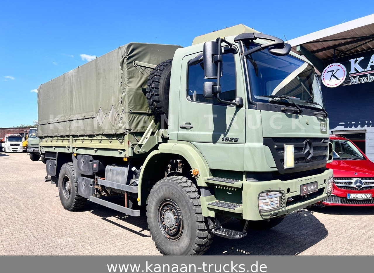 Mercedes-Benz 1829 A Axor 4x4 EX-Militär 31 TKM Camper Expedi - Caminhão com lona: foto 2 Mercedes-Benz 1829 A Axor 4x4 EX-Militär 31 TKM Camper Expedi - Caminhão com lona: foto 2
