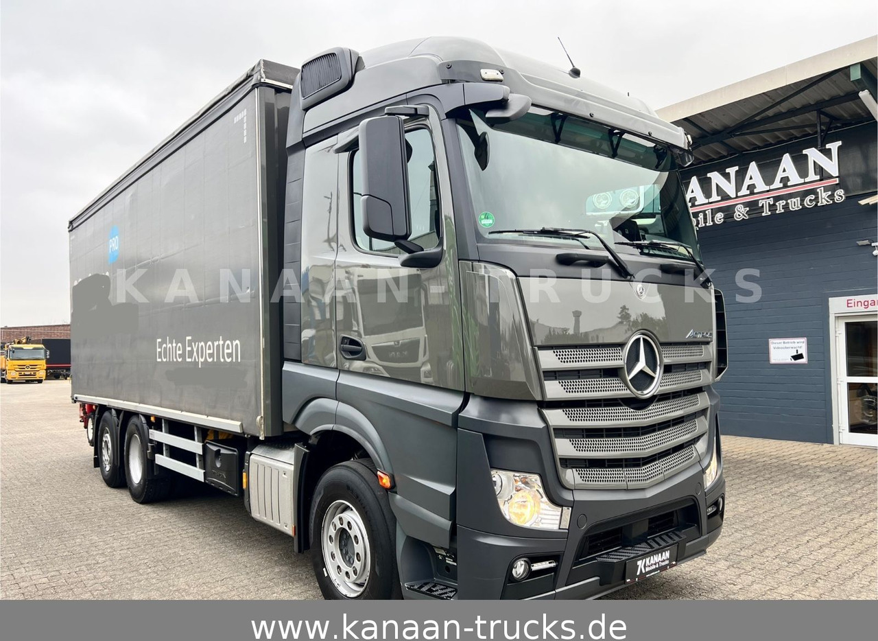 Mercedes-Benz 2548 Actros 6x2 Pritsche Moffet Mitnahme stapler - Caminhão grua: foto 1 Mercedes-Benz 2548 Actros 6x2 Pritsche Moffet Mitnahme stapler - Caminhão grua: foto 1
