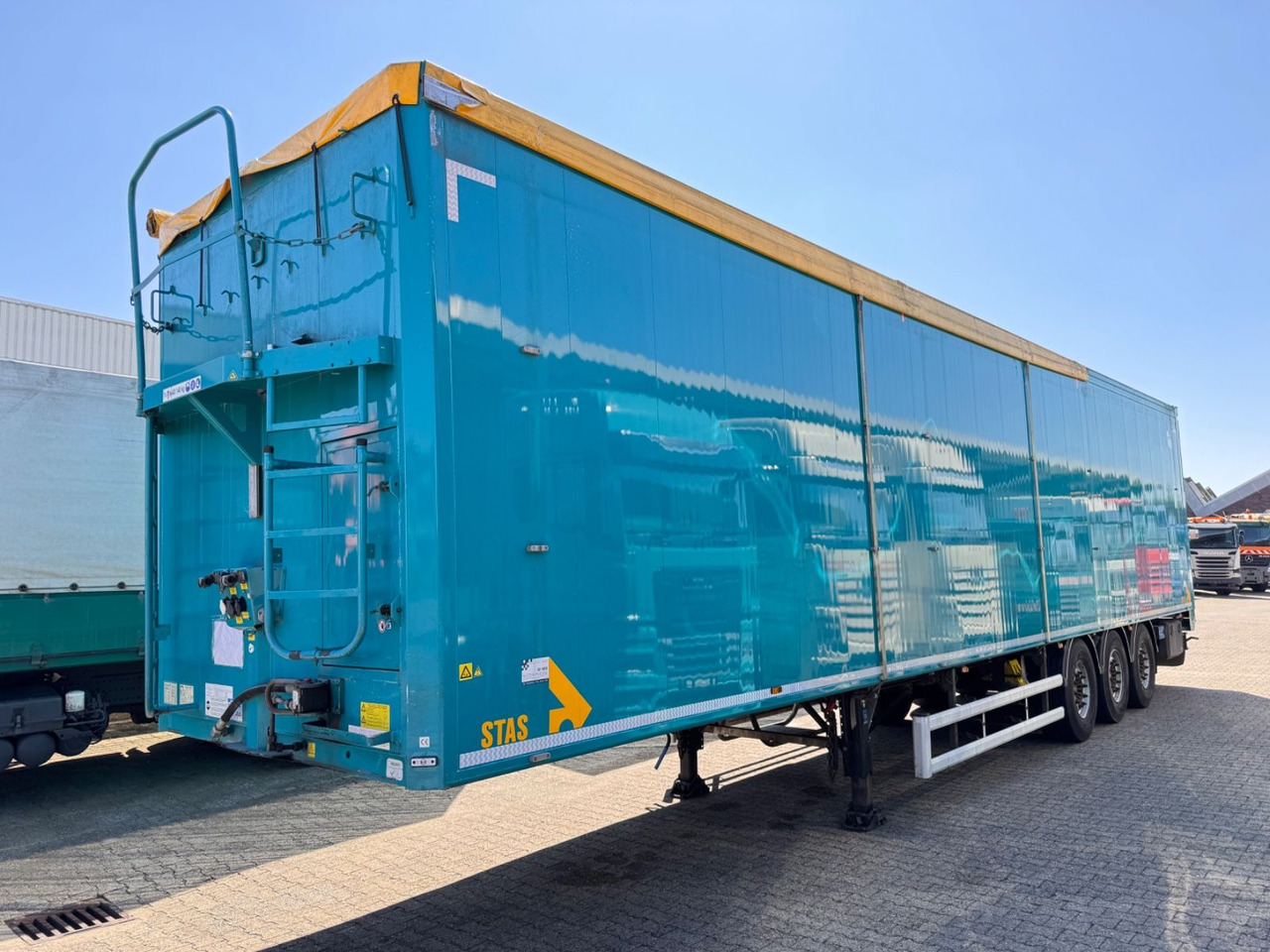 Stas S 300 ZX Walkingfloor Schubboden 2 x Vorhanden - Semireboque piso móvel: foto 4 Stas S 300 ZX Walkingfloor Schubboden 2 x Vorhanden - Semireboque piso móvel: foto 4