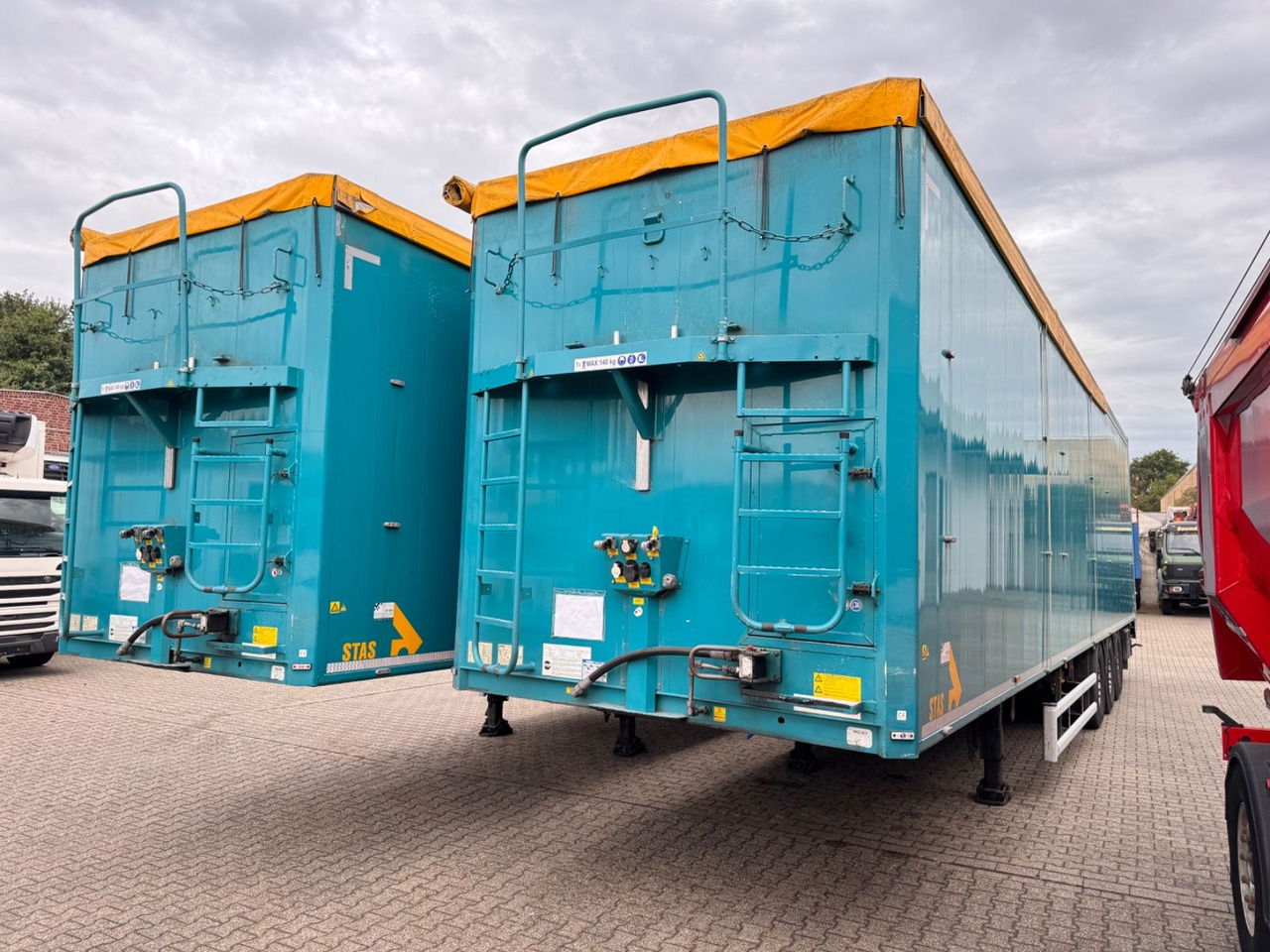 Stas S 300 ZX Walkingfloor Schubboden 2 x Vorhanden - Semireboque piso móvel: foto 3 Stas S 300 ZX Walkingfloor Schubboden 2 x Vorhanden - Semireboque piso móvel: foto 3