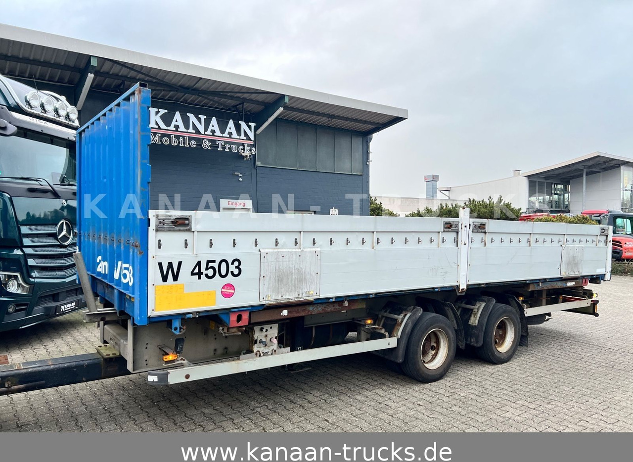 Wecon AWZ 218 LZ Tandem BDF Pritsche - Reboque transportador de contêineres/ Caixa móvel: foto 1 Wecon AWZ 218 LZ Tandem BDF Pritsche - Reboque transportador de contêineres/ Caixa móvel: foto 1